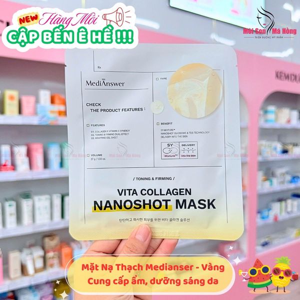 (CÔNG TY) Mặt Nạ Dạng Thạch MediAnswer Mask 37g (Mẫu Mới)