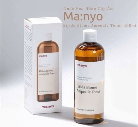 Nước Hoa Hồng Dưỡng ẩm, Phục hồi da Manyo Bifida Biome Ampoule Toner 210ml