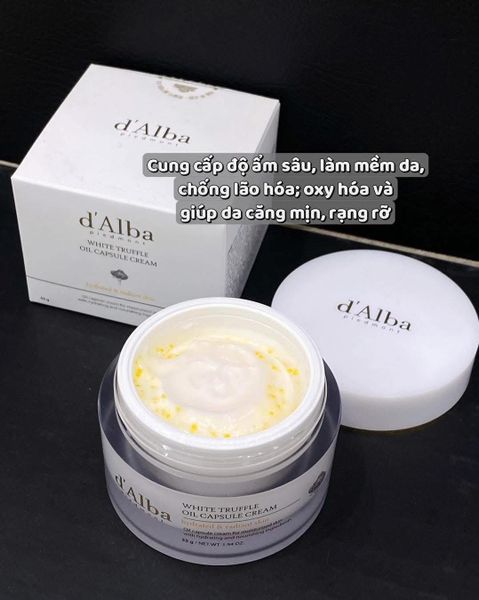 Kem Dưỡng Trắng Da, Kiềm Dầu d'Alba White Truffle Oil Capsule Cream 55g