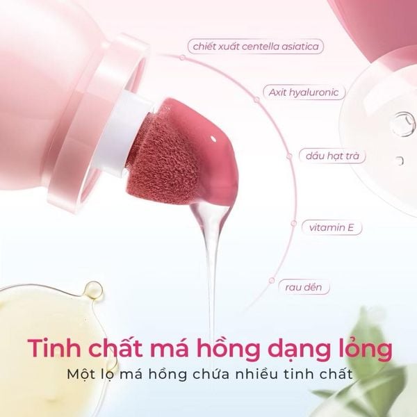 Má hồng dạng kem Sace Lady Moon Blush # 04 ROSEWOOD