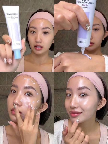 Kem Chống Nắng Torriden Nâng Tông Da 60ml DIVE-IN Tone Up Sun Cream Purple SPF 50+ PA++++