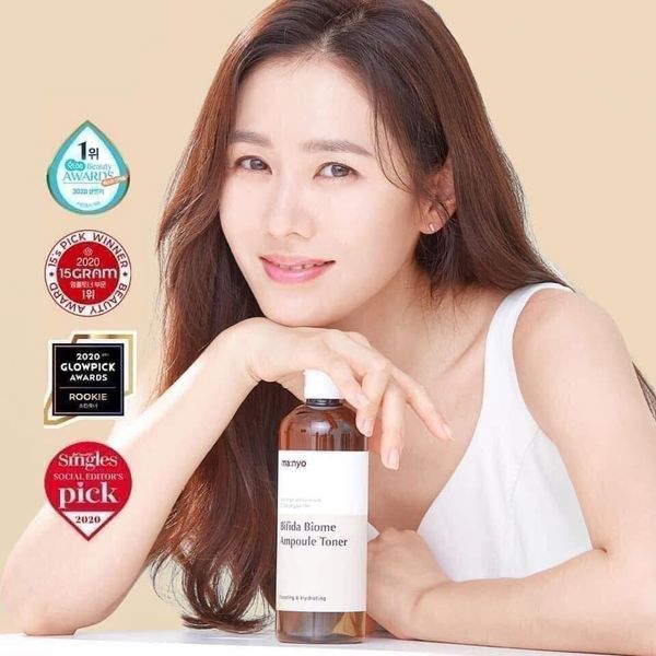 Nước Hoa Hồng Dưỡng ẩm, Phục hồi da Manyo Bifida Biome Ampoule Toner 210ml