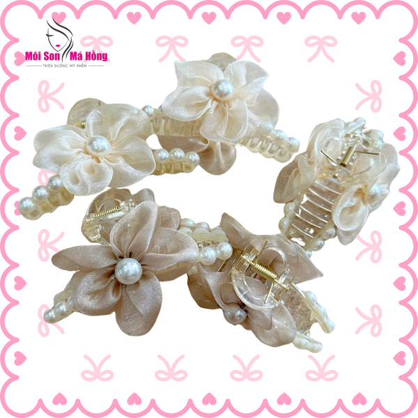 Kẹp tóc hoa van trai