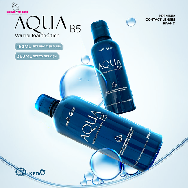 NƯỚC NGÂM LENS AQUA B5 160ml