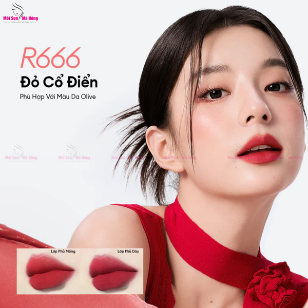 Son Kem Velvet COLORKEY Phiên Bản Nâng Cấp 3.0 Chất Son Mỏng Mịn, Bền Màu Mềm Mượt Trên Môi 3g