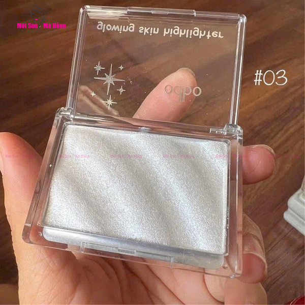 Phấn Bắt Sáng Odbo Glowing Skin Highlighter OD1304 #03 Snow Kiss