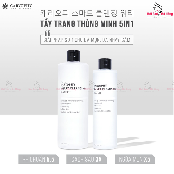 Nước Tẩy Trang Caryophy Cho Da Dầu Mụn, Nhạy Cảm 500ml