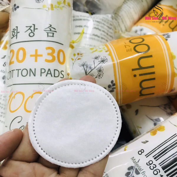 Bông Tẩy Trang Mihoo Bông Tròn Túi 150 Miếng Cotton Pads