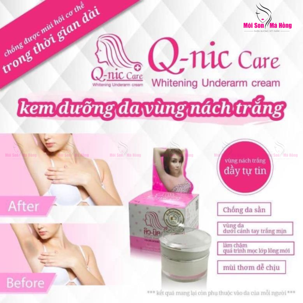 Kem Giảm Thâm Nách Q-nic Care Whitening Underarm Cream 15g