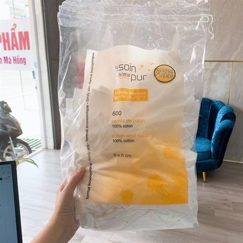 Bông tẩy trang Tetra 600 miếng