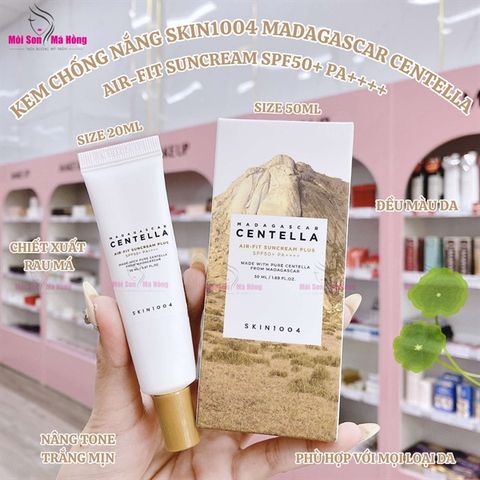 Kem Chống Nắng Skin1004 Madagascar Centella Air-Fit SunCteam Plus 20 ml