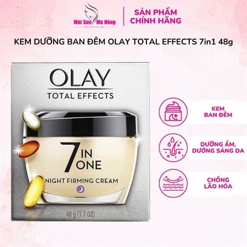 Kem Dưỡng Olay Total Effects Ngừa Lão Hóa Da Ban Đêm 50g