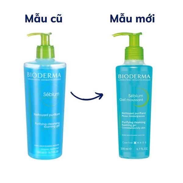 GEL RỬA MẶT BIODERMA SEBIUM GEL MOUSSANT 200ML