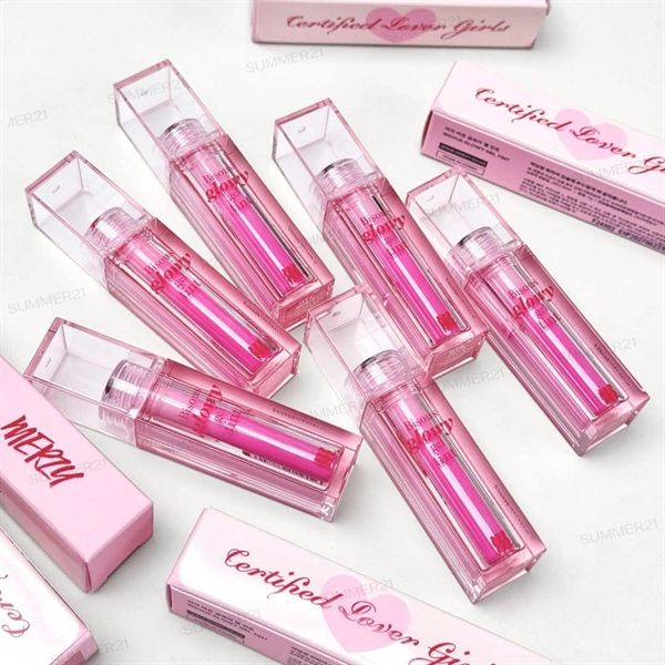Son Bóng Merzy Bisous Glowy Gel Tint 4g #GT3 Đỏ Lạnh Trầm