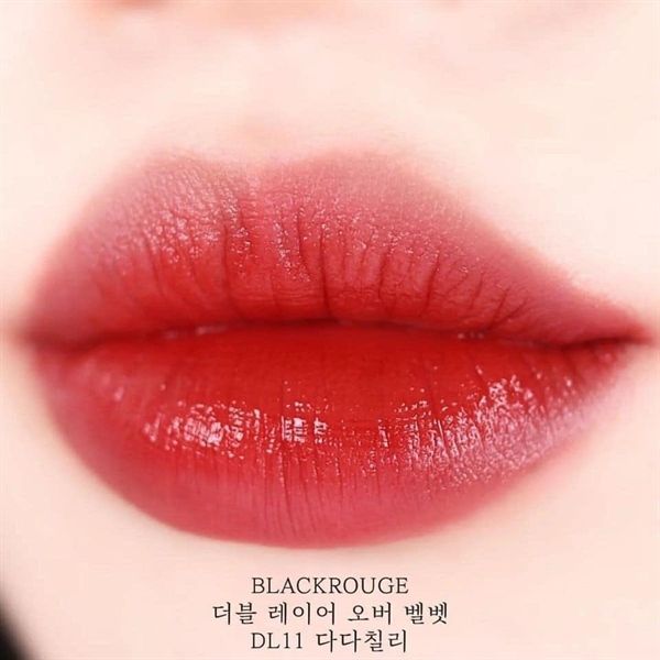 [DL01 - DL14] Son Kem Lì, Mịn Mượt Nhẹ Môi Black Rouge Double Layer Over Velvet 4.1g