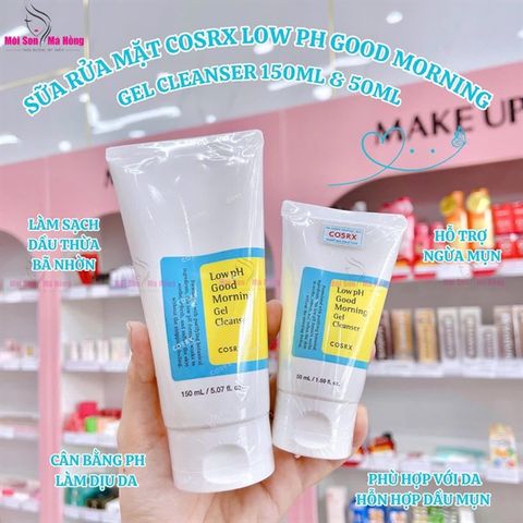 Gel rửa mặt Cosrx Low pH Good Morning Cleanser 50ml