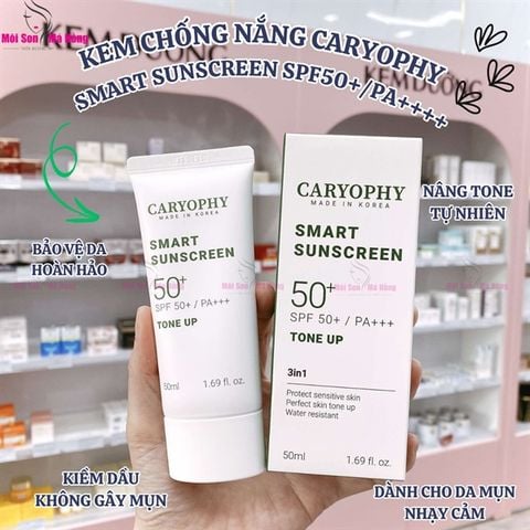 Kem Chống Nắng Caryophy Smart Tone Up Ngừa Mụn 50ml
