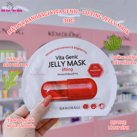 Mặt Nạ Banobagi Vita Genic Jelly Mask - Lifting Đỏ