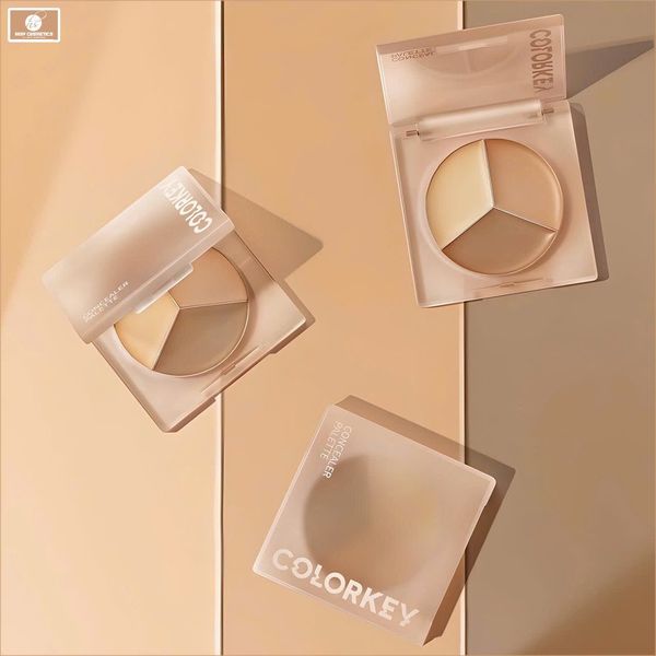 Bảng Che Khuyết Điểm Colorkey 3 Màu 3.9g Targeting Three-colour Concealer Palette