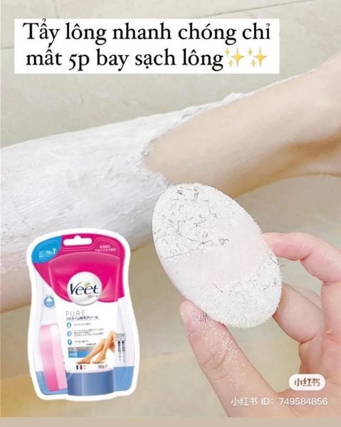 RECKITT- Kem tẩy lông Veet Pure Xanh lá 150g