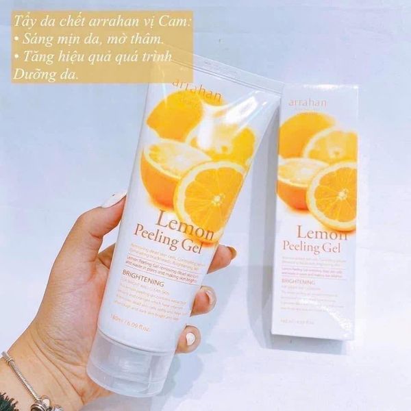 Gel Tẩy Tế Bào Chết Arrahan Hương Chanh 180ml Lemon Peeling Gel