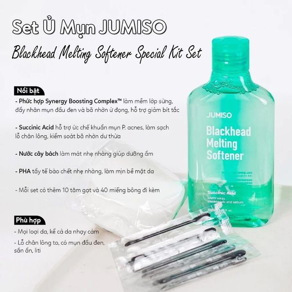 Dung Dịch Jumiso Làm Mềm Mụn Đầu Đen 150ml Blackhead Melting Softener