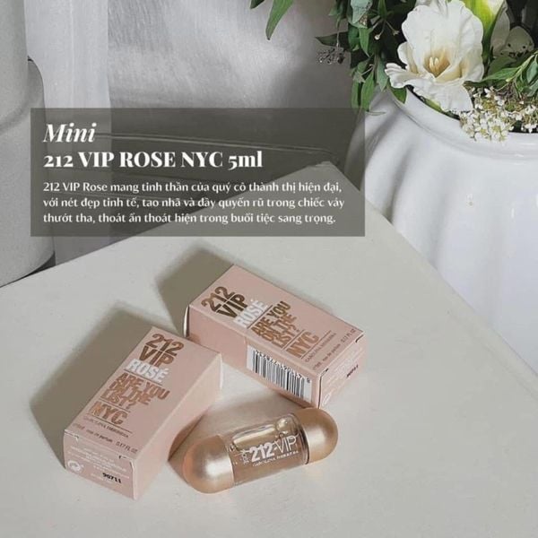 Nước Hoa Nữ Carolina Herrera 212 Vip Rosé Eau De Parfum (5ml)