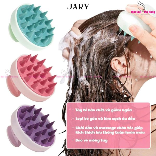 Lược Gội Đầu Massage Jary Scalp Massaging Shampoo Brush Nhiều Màu