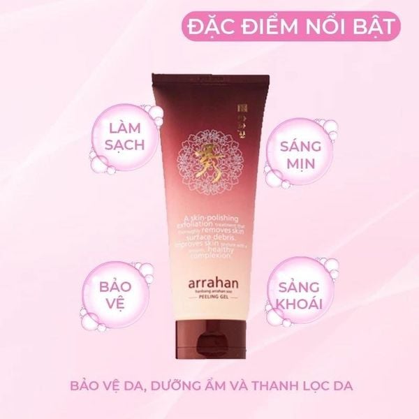 Gel Tẩy Tế Bào Chết Arrahan Chiết Xuất Thảo Mộc 180ml Hanbang Arrahan Soo Peeling Gel