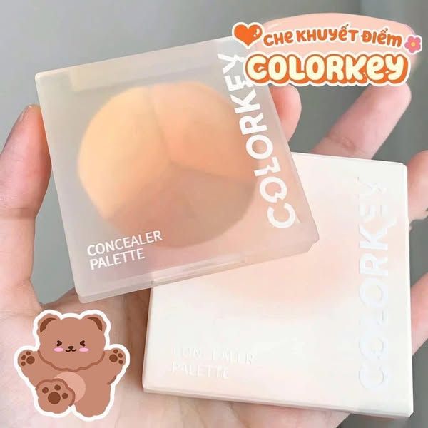 Bảng Che Khuyết Điểm Colorkey 3 Màu 3.9g Targeting Three-colour Concealer Palette