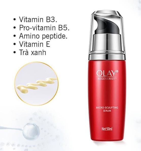 Serum Olay Regenerist Vi Dưỡng Ngừa Lão Hóa Da 50ml Regenerist Micro-Sculpting Serum