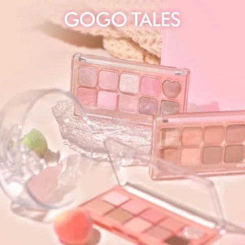 Bảng Phấn Mắt 10 Ô Gogo Tales Sweet Misty Eyeshadow Palette 12g G04 Đào Tuyết