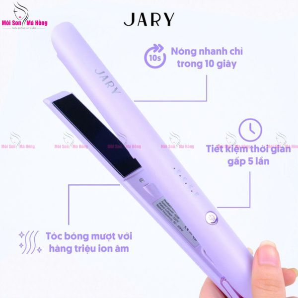 MÁY DUỖI TÓC JARY HAIR STRAIGHTENER - TONE HỒNG