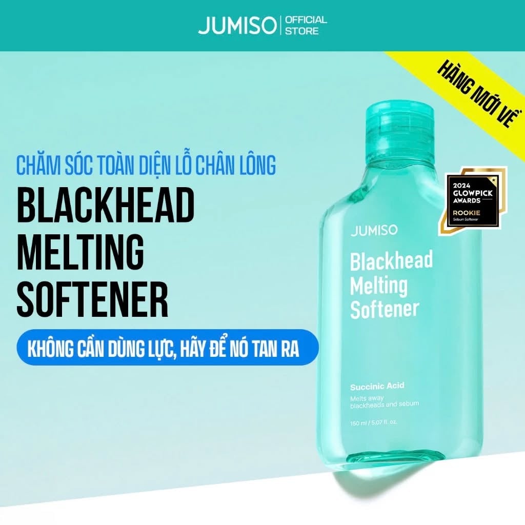Dung Dịch Jumiso Làm Mềm Mụn Đầu Đen 150ml Blackhead Melting Softener