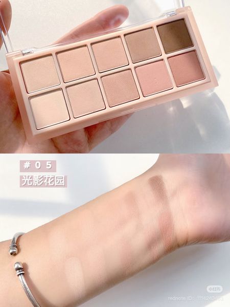 Phấn Mắt 10 Ô Rom&nd Better Than Palette 7.5g #05 Shade & Shadow Garden