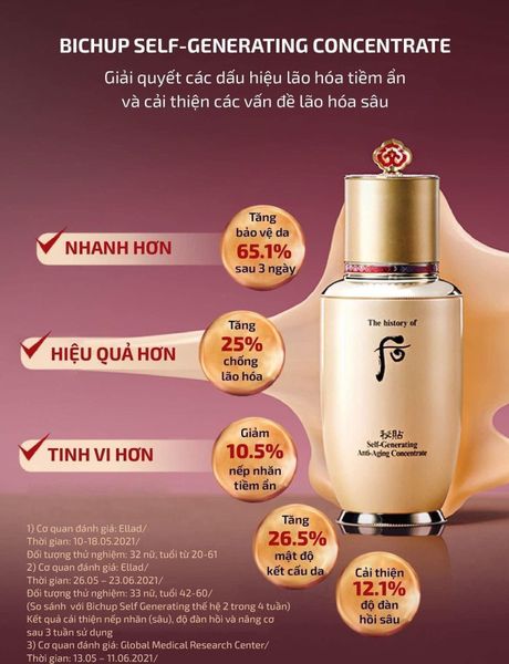Tinh chất tự sinh chống lão hóa thế hệ thứ 4 THE WHOO Bichup Ultimate Recovery Youth Serum 50ml