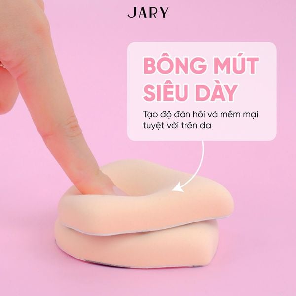 Mút Tán Kem Nền Dày Jary Thick Foundation Puff