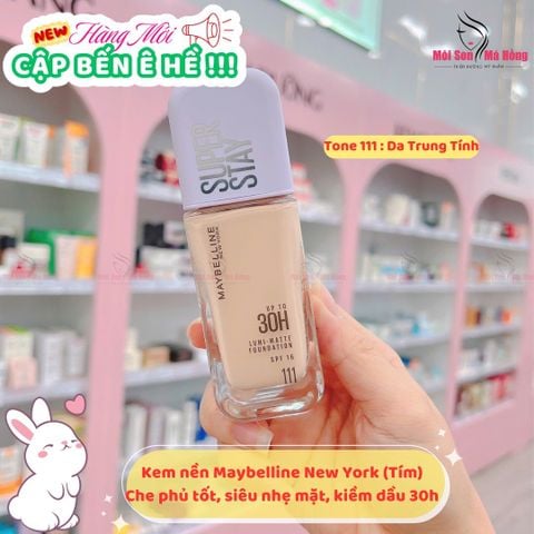Kem Nền Bắt Sáng Che Phủ Siêu Nhẹ Maybelline Super Stay Up To 30H Lumi-Matte Foundation