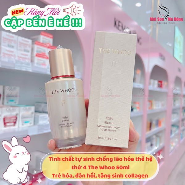 Tinh chất tự sinh chống lão hóa thế hệ thứ 4 THE WHOO Bichup Ultimate Recovery Youth Serum 50ml