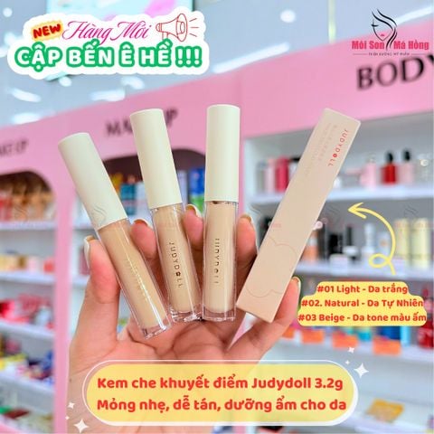 Kem Che Khuyết Điểm Judydoll Dạng Lỏng  3.2g Traceless Cloud-Touch Concealer