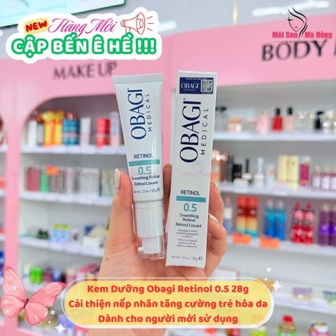 (CÔNG TY) Kem Dưỡng Chống Lão Hóa Obagi Clinical Retinol 0.5/ 1.0 Retexturizing Cream 28g