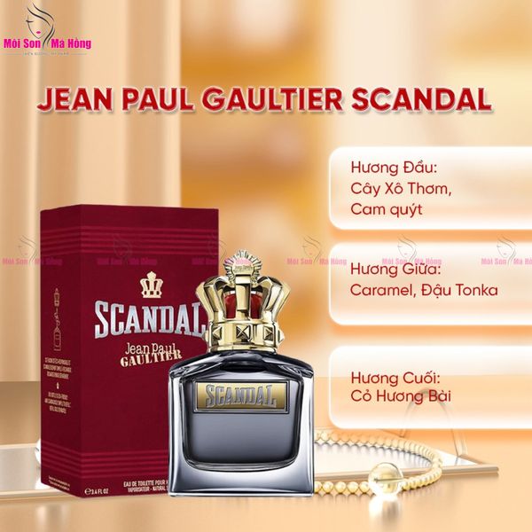 Nước hoa nam Jean Paul Gaultier Scandal Pour Homme EDT 10ml/100ml