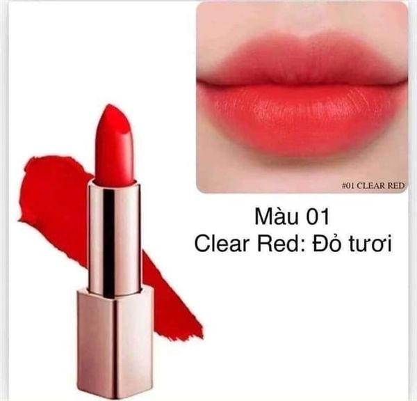 G9SKIN Son Thỏi G9 Skin First V-Fit Lipstick 01 3.5g - đỏ tươi