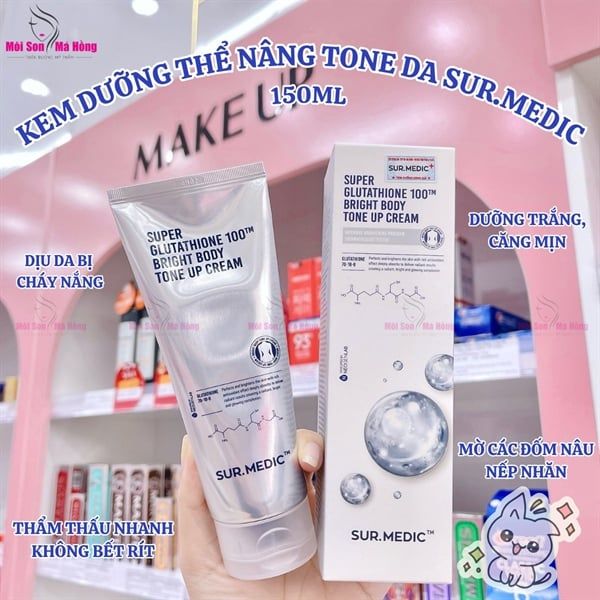 sur medic glutathione cream 😍Sur Super 100TM Bright Tone Up 40ml😍, ✨for glowy , brightening and easy make up look...✨, #surmedic #toneupcream #magnificmart #koreanskincare | Magnific Mart Smooth and gently pat over skin SUR.MEDIC AZULENE SOOTHING CREAM 1.69