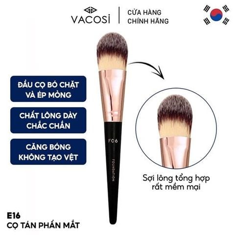 Cọ Đánh Nền Vacosi Đầu Dẹp Nhỏ F06