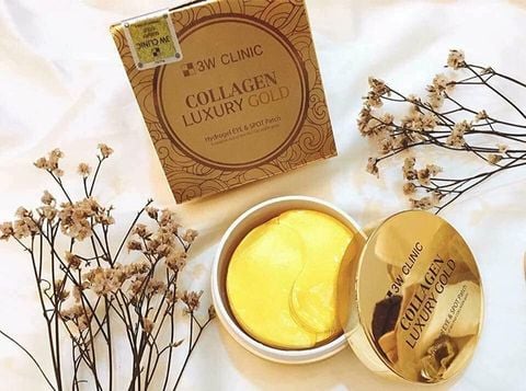 Mặt nạ trị thâm và dưỡng da vùng mắt 3W Clinic Collagen Luxury Gold 90g