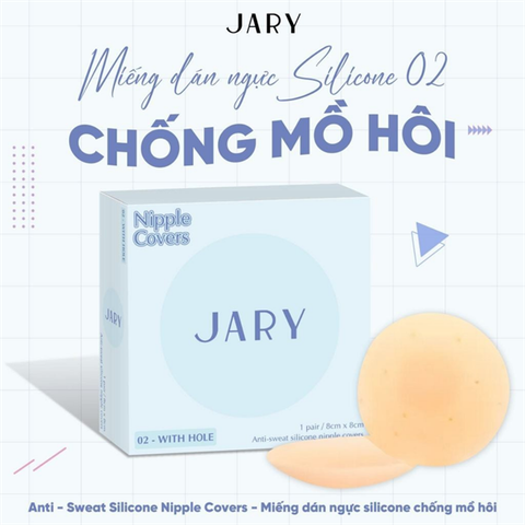 Miếng Dán Ngực Jary Silicone Jary Nipple Cover - 02 Chống Mồ Hôi