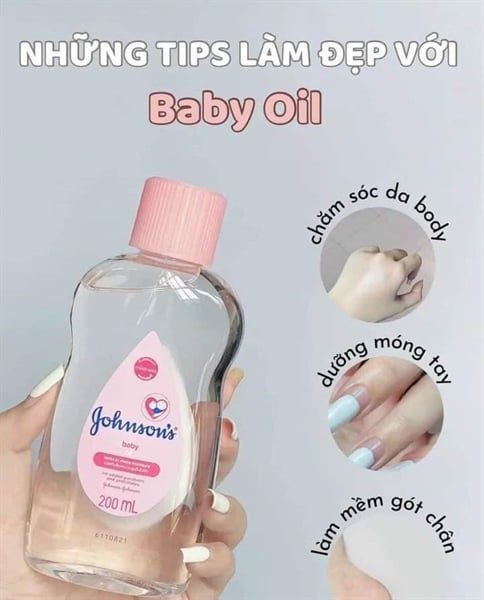 Dầu Mát xa và Dưỡng Ẩm Johnson’s Baby Oil Cho Bé 50ml