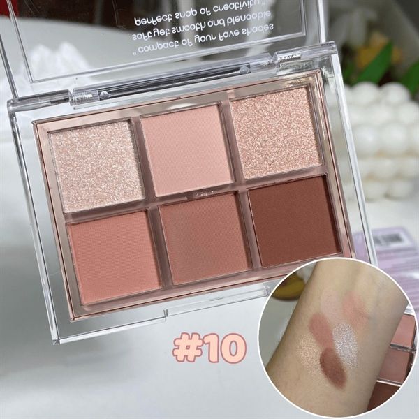 Phấn Mắt Odbo 6 Ô Shadow & Me Palette Màu Siêu Đẹp, Siêu Mịn OD276 - 10
