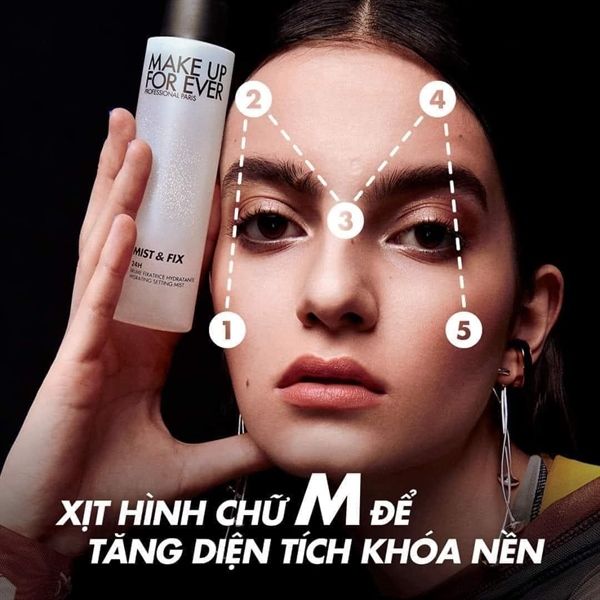 Xịt Khoá Nền Make Up For Ever Mist & Fix 24h Setting Spray 30ml